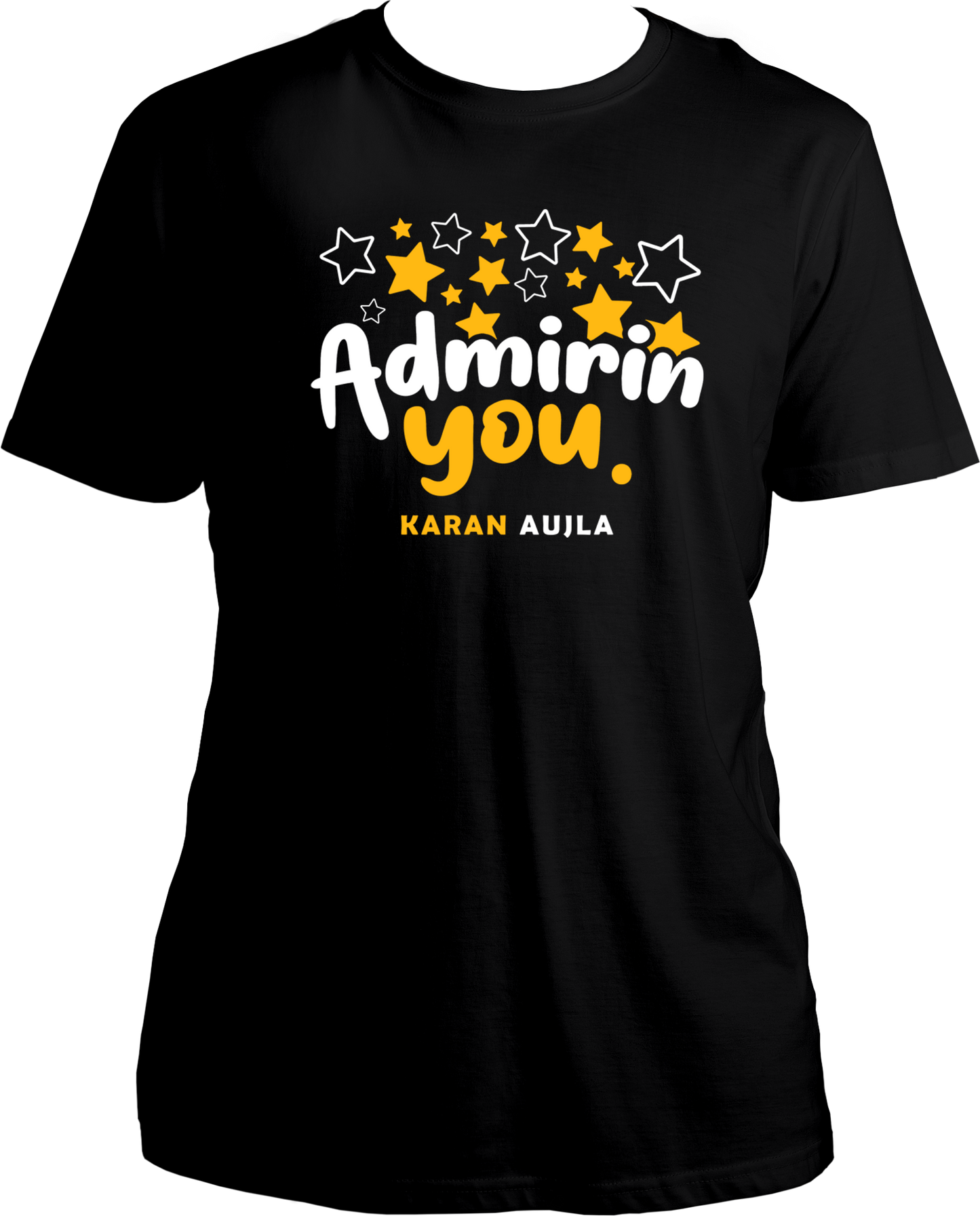 Admirin' You Karan Aujla T-Shirt with a sleek design, ideal for concerts and fans of Punjabi music.
