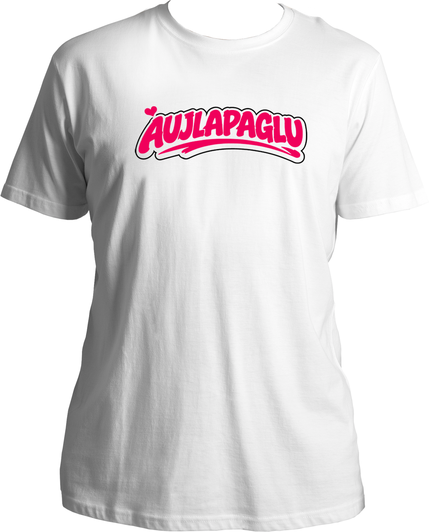 Aujlapaglu Karan Aujla unisex white t-shirt for Aujlaholic fans