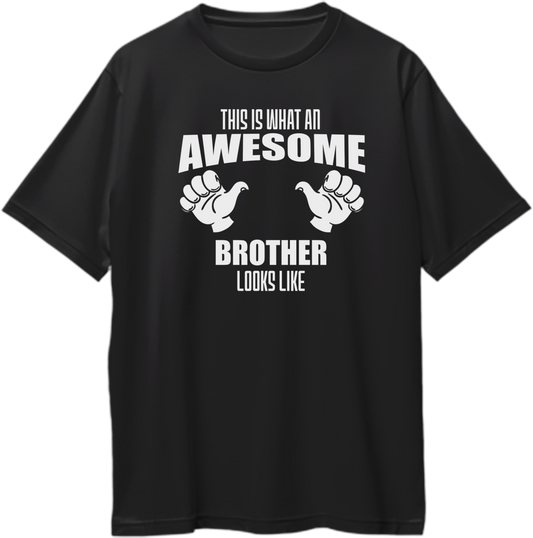 Awesome Brother Oversized Unisex T-Shirt – Rakhi & Birthday Gift