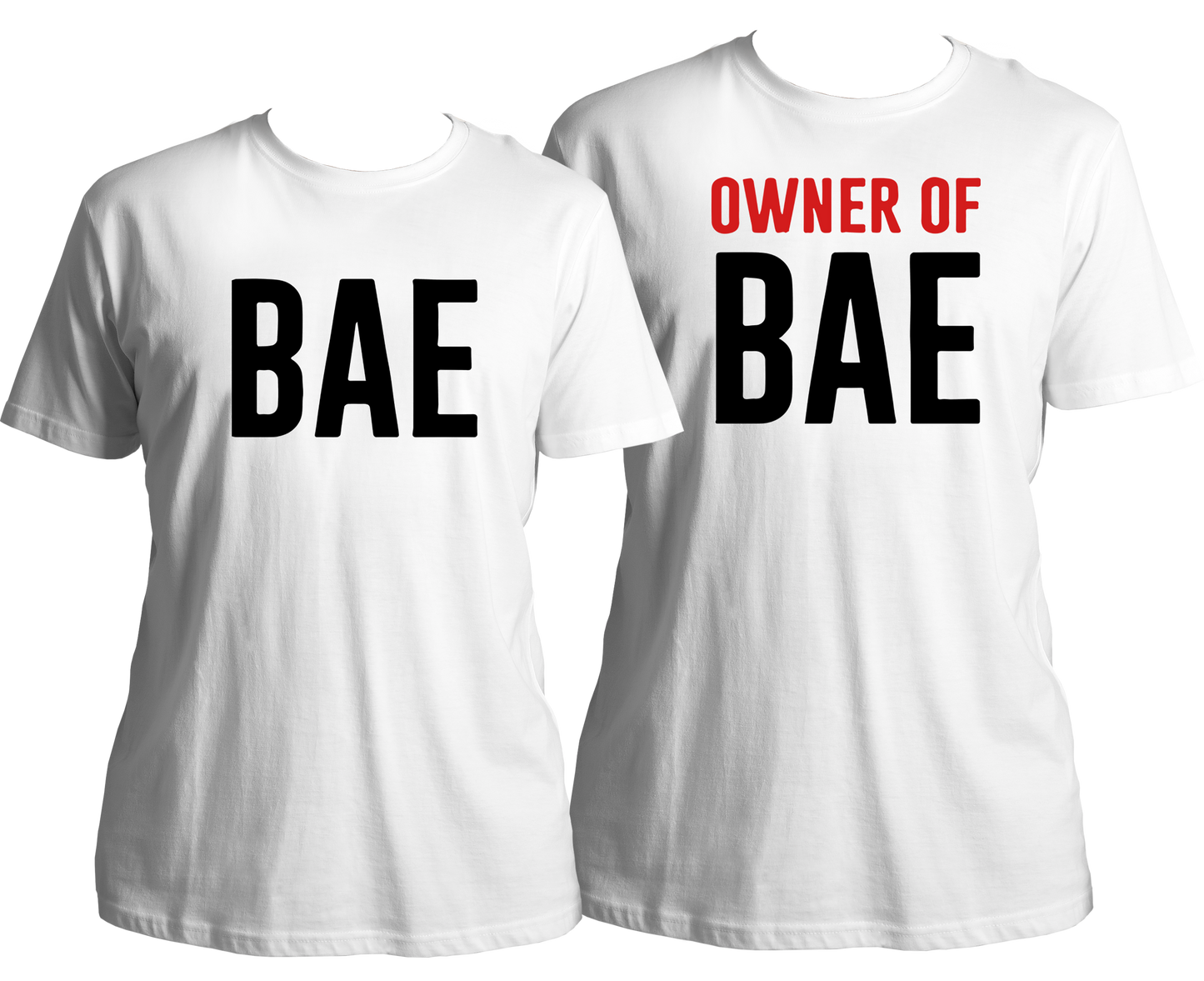Bae & Owner Of Bae Couple Combo Unisex T-Shirts