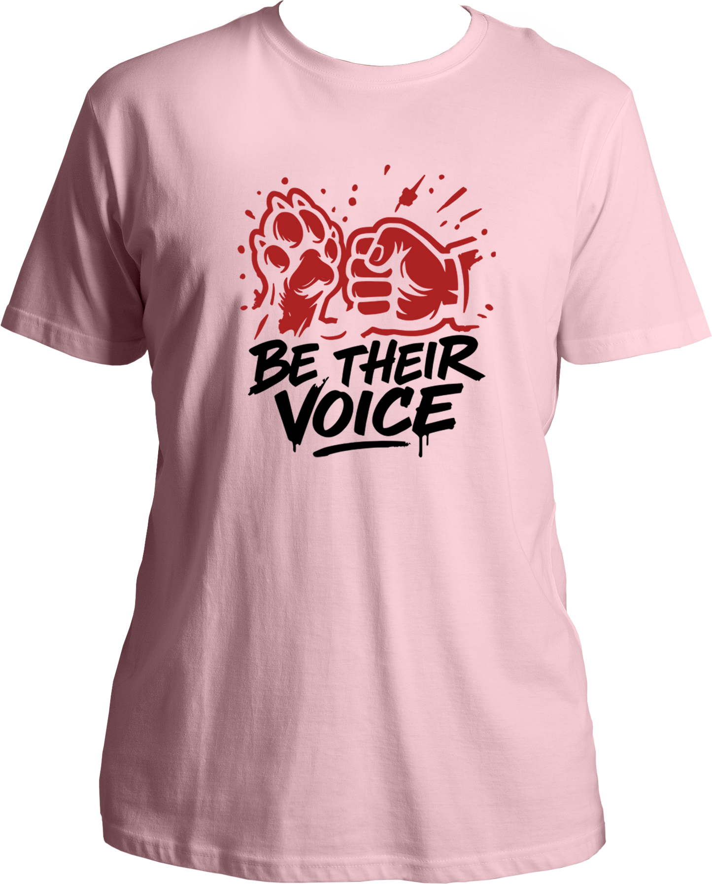 Animal advocacy unisex tee for dog lovers, pet parents, and activists.
