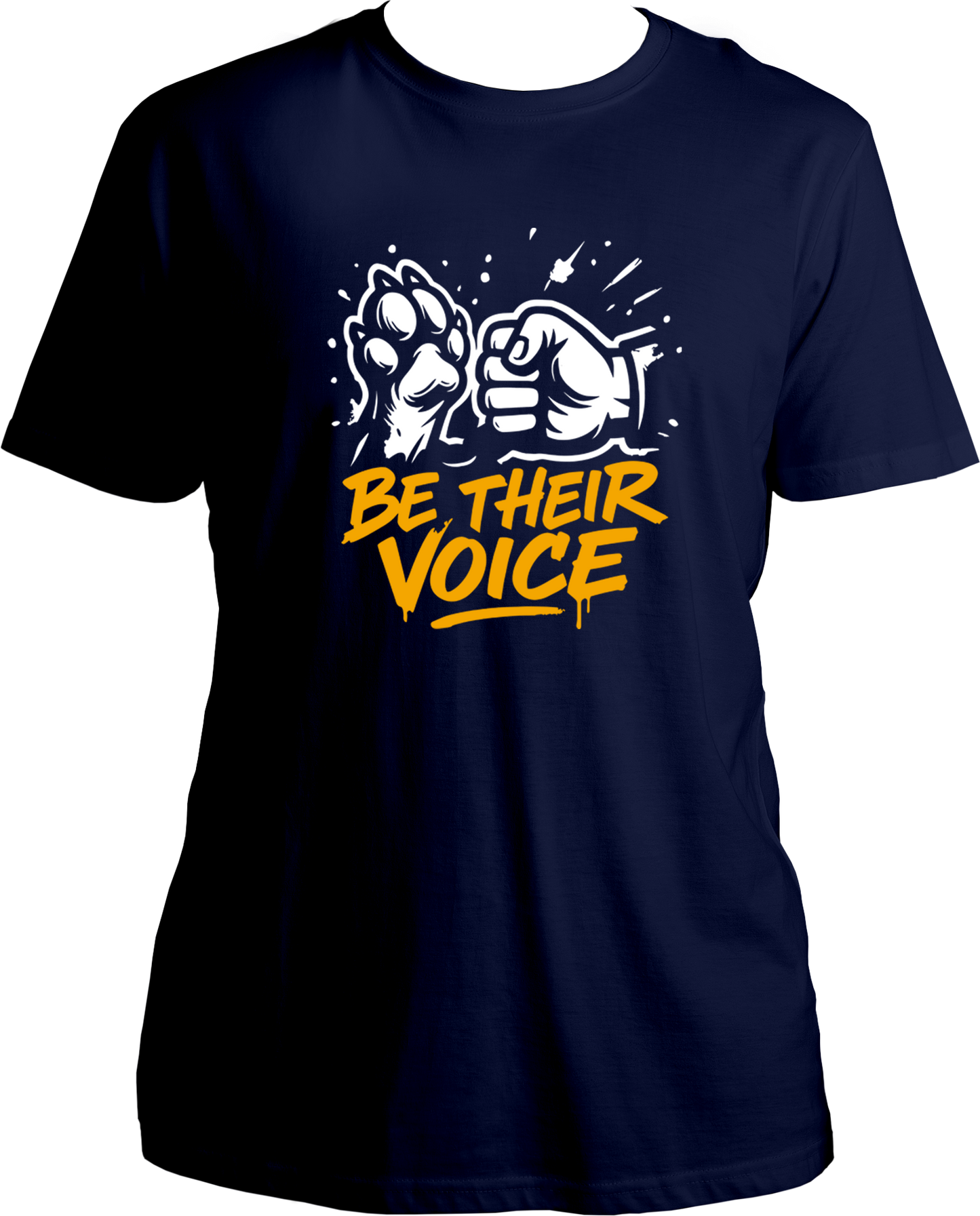 Animal advocacy unisex tee for dog lovers, pet parents, and activists.