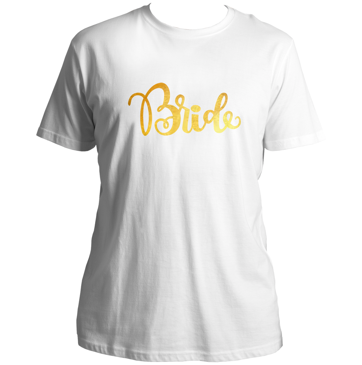 Bride Golden Matte Reflective Unisex T-Shirt