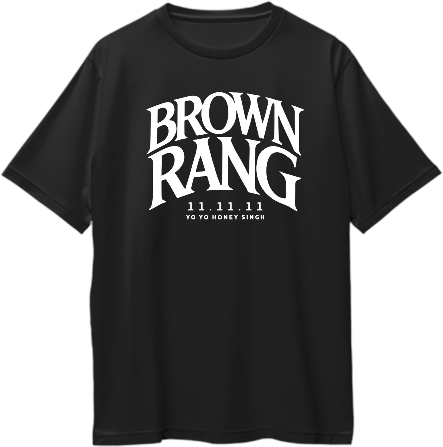 Brown Rang Oversized Unisex T-Shirt – Premium Yo Yo Honey Singh fan merch with a relaxed streetwear fit. Hip-hop inspired fashion, now available at Garrari.com!
