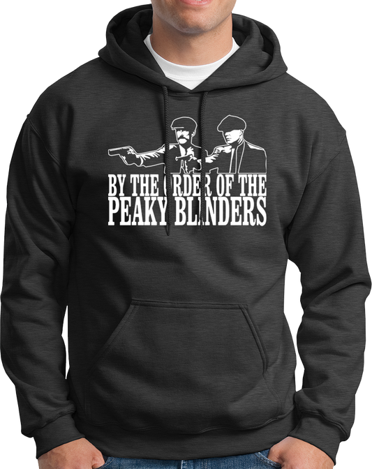 Born & raised in the streets of Birmingham, Thomas Michael Shelby aka "Tommy", started a local gang named Peaky Blinders & their activities included smuggling, land grabs, protection racket and illegal bookmaking. Peaky Blinders, the most feared and powerful local gang who had sewed razor blades into the peaky of their caps  Grab this amazing hoodie and show your love to this amazing show.