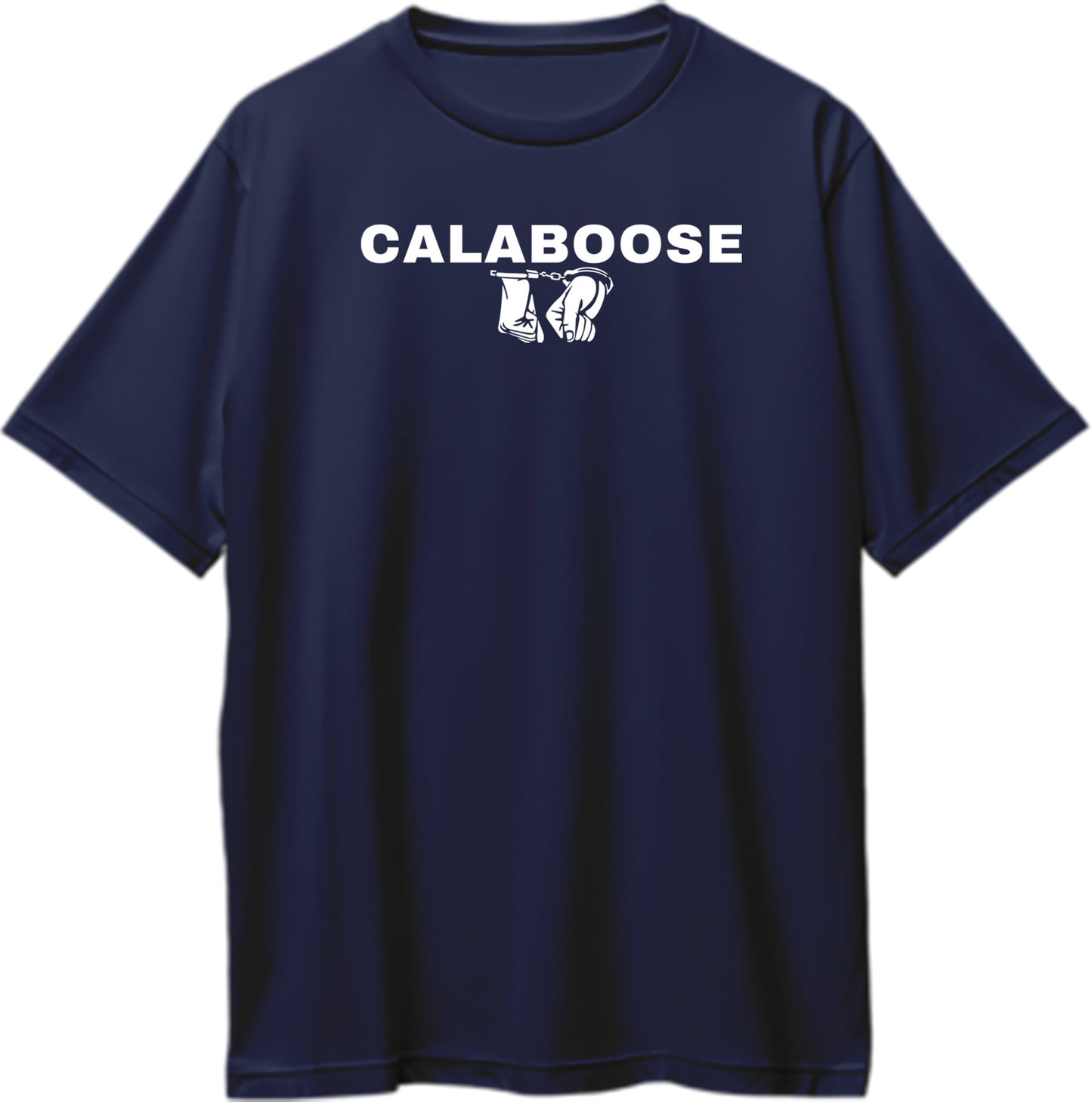 "Front view of Calaboose Sidhu Moose Wala oversized unisex t-shirt with bold text design."
