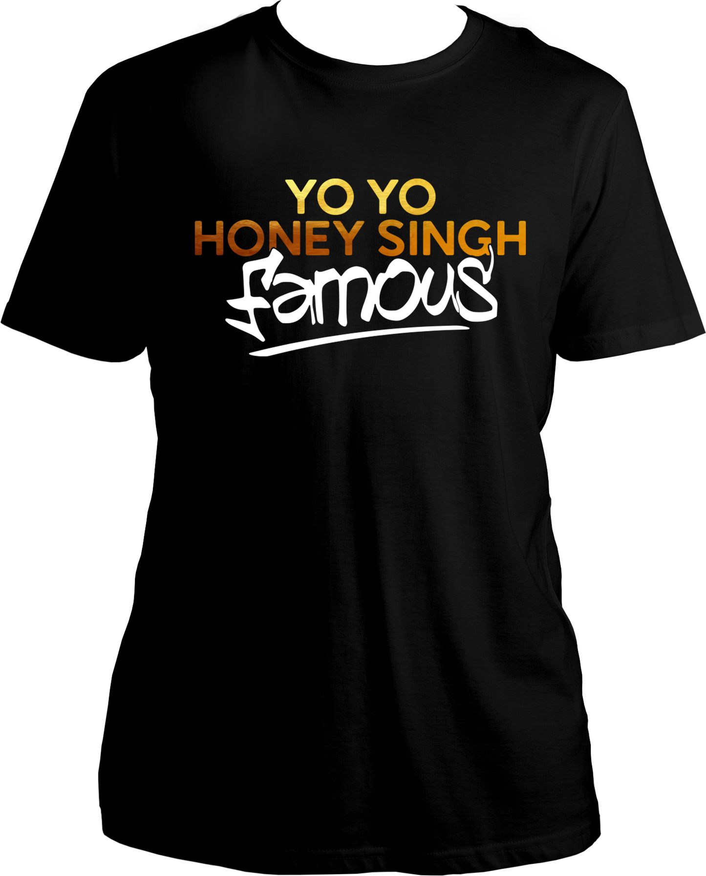 Yo Yo Famous Unisex T-Shirt – Limited edition Yo Yo Honey Singh fan T-shirt, inspired by his legendary hip-hop journey. Available now at Garrari.com!