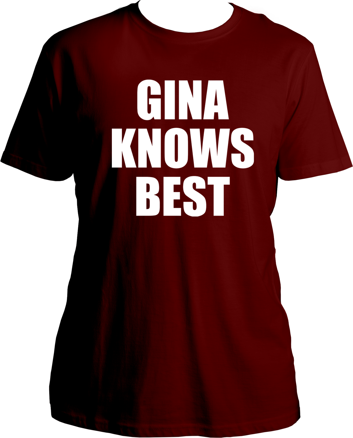 Welcome to our T-shirt universe, where fandom meets fashion! Introducing our Unisex Cotton T-shirt from the TV Shows category, specifically under the Brooklyn Nine-Nine subcategory. Get ready to flaunt your love for the show with our hilarious "Gina Knows Everything" print!
