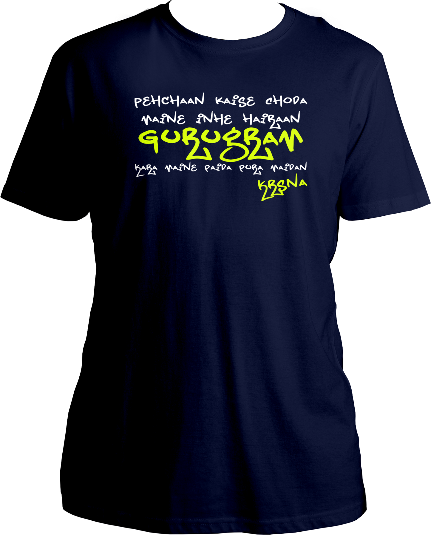 Get ready to elevate your style with the KR$NA Khatta Flow Unisex Cotton T-Shirt, a must-have for all true fans of the hip-hop legend. Featuring the iconic lines "Pehchaan kaise choda maine inhe hairaan" from KR$NA’s electrifying verse in the song "Khatta Flow," this tee embodies the bold and impactful spirit of his music.