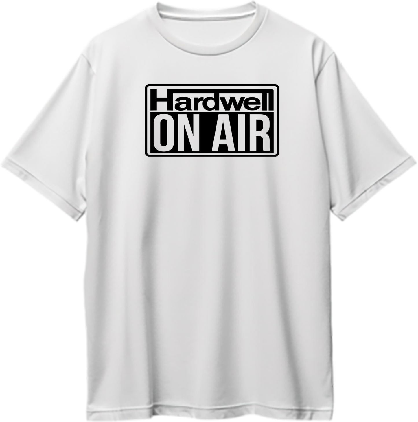 Hardwell On Air Oversized Unisex T-Shirt for EDM fans and Hardwell lovers, perfect for concerts, festivals, or casual wear.