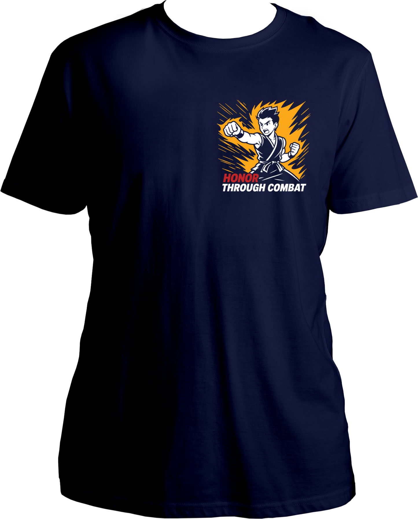 Honor Through Combat Anime Karate Unisex T-Shirts