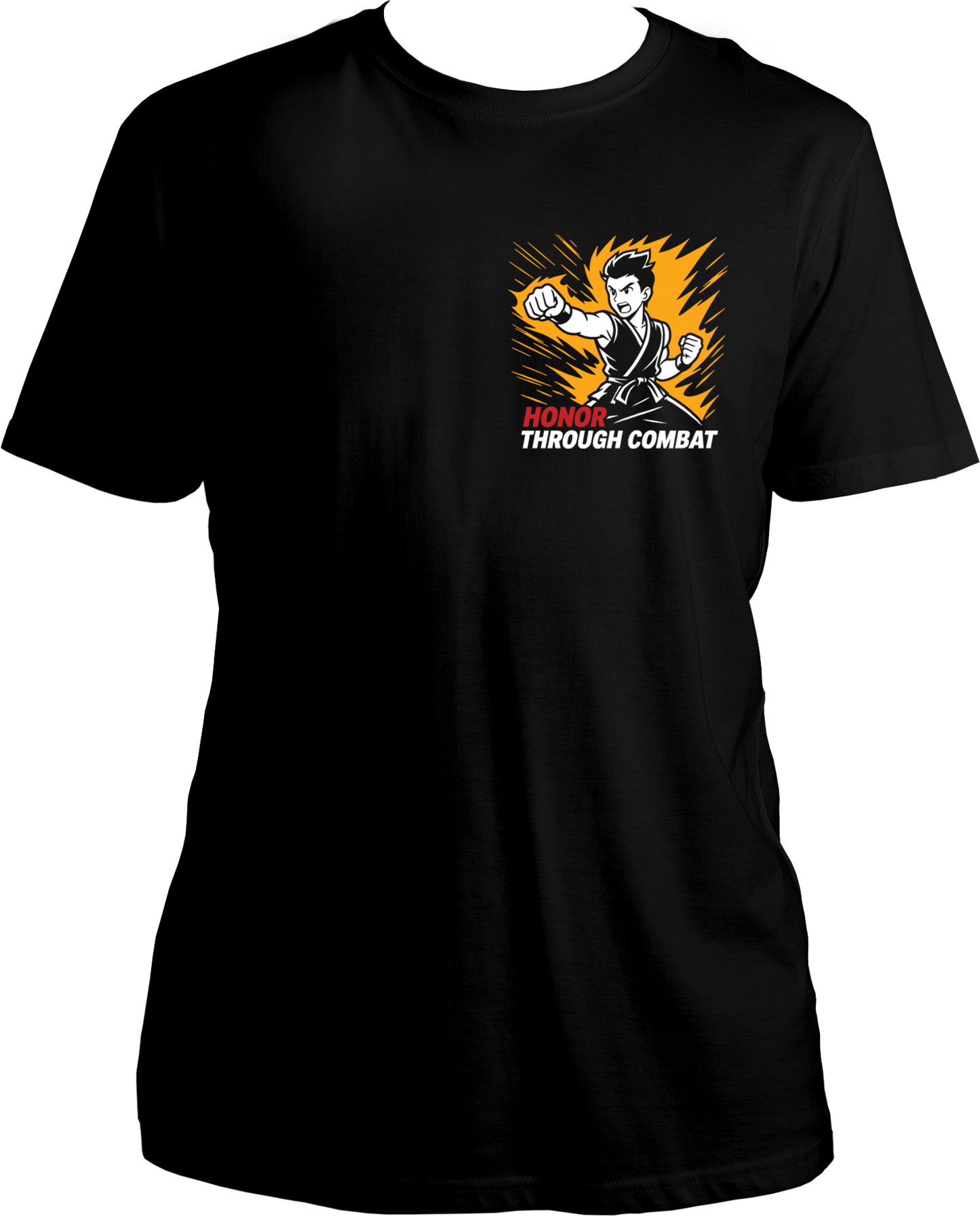 Honor Through Combat Anime Karate Unisex T-Shirts
