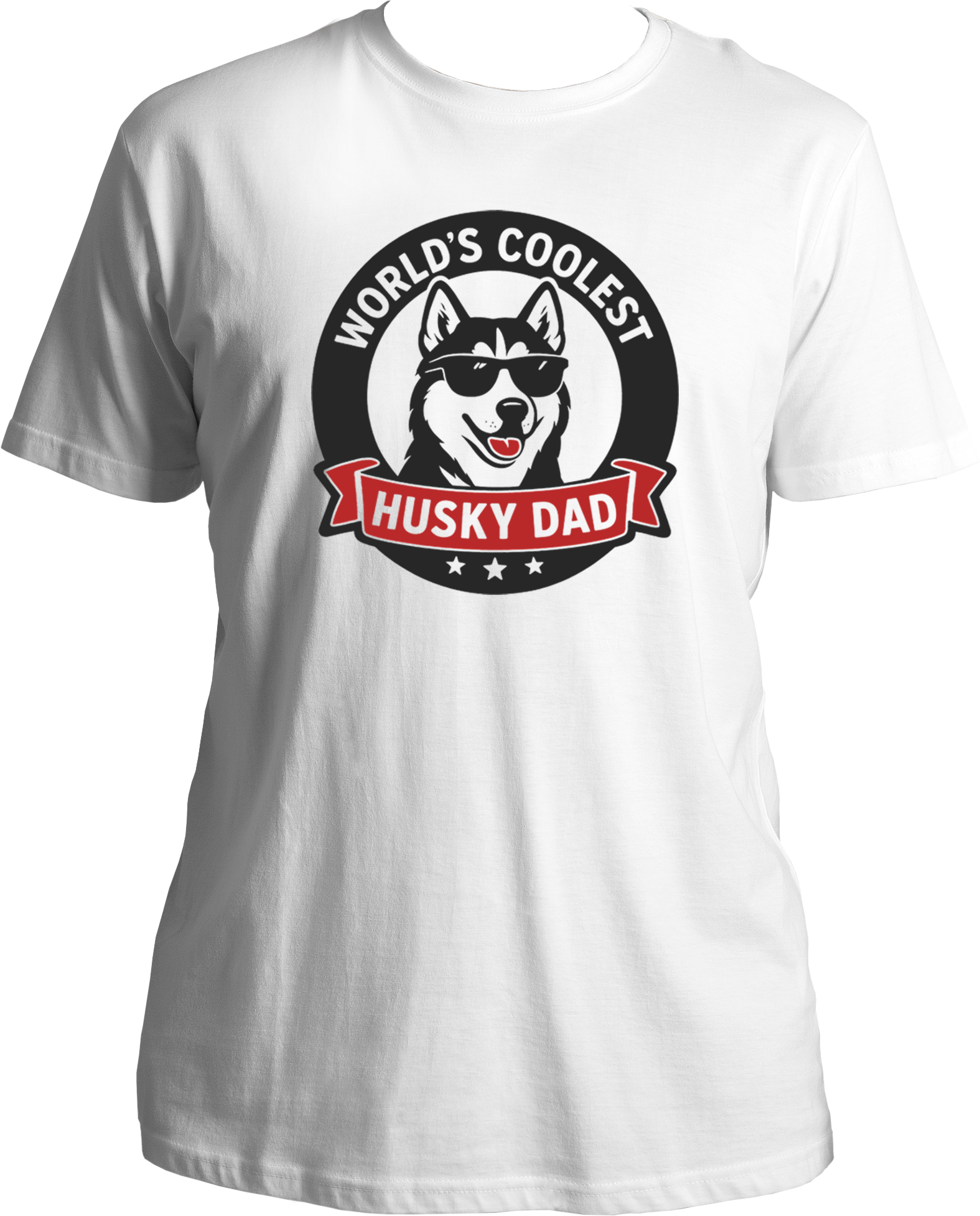 World’s Coolest Husky Dad unisex regular fit tee