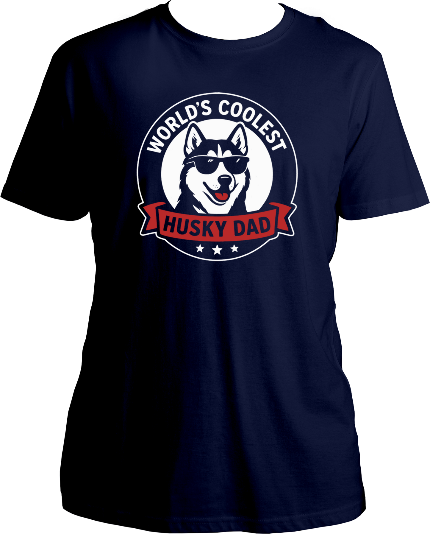 World’s Coolest Husky Dad unisex regular fit tee