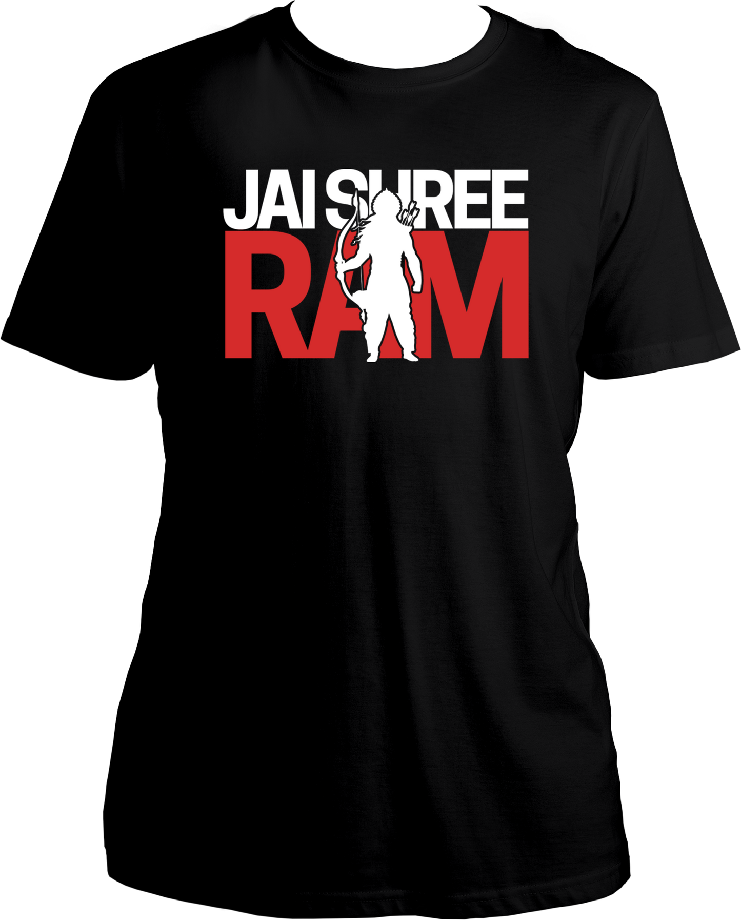 "Feel closer to Bhagwan Shree Ram with our Jai Shree Ram Unisex Cotton T-Shirts. Be a part of the welcoming at Ram Mandir in Ayodhya and devote yourself to Pabhu Ram. Show your love for Shree Ram with this comfortable and stylish t-shirt."