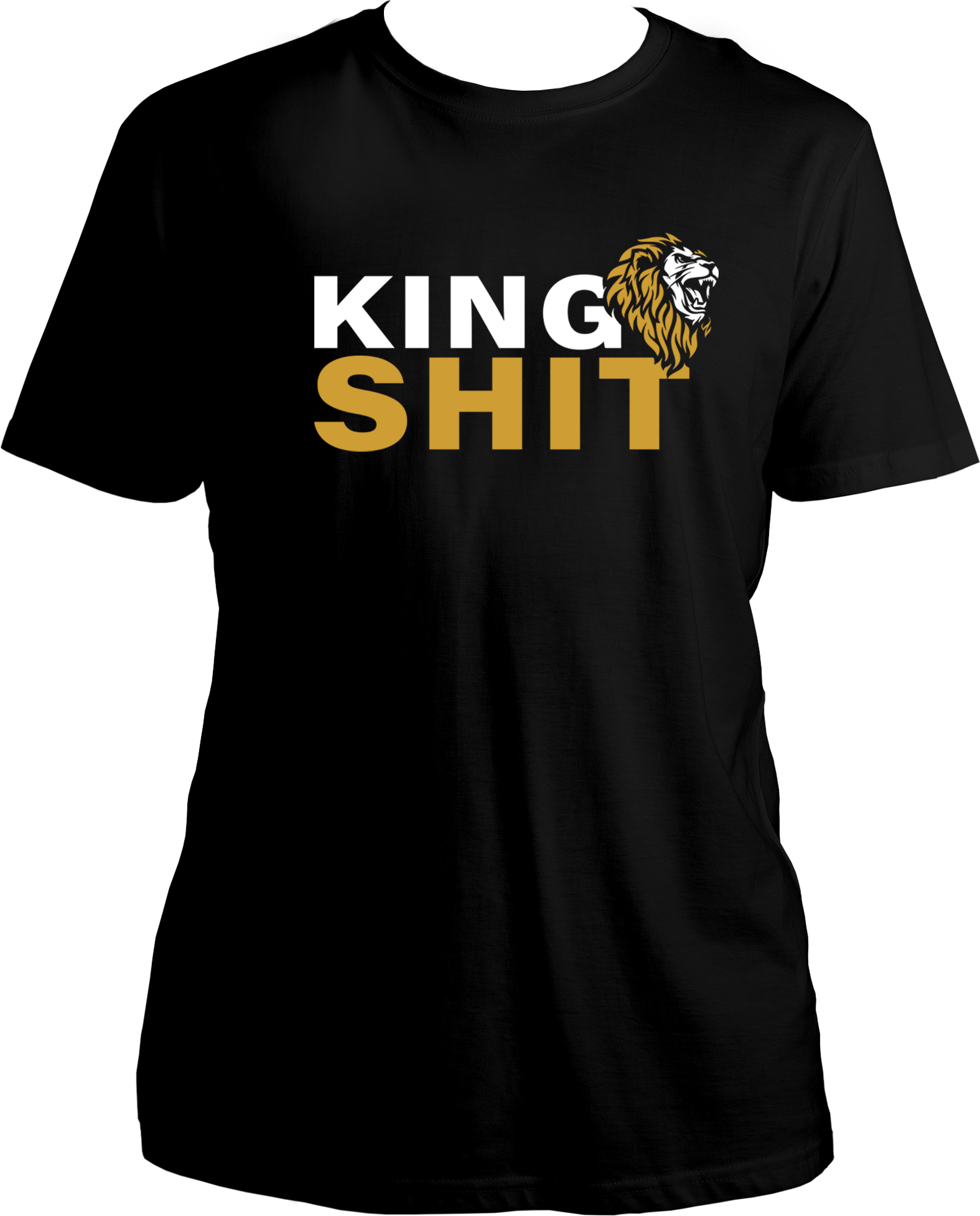"Unleash your inner king with our King Shit unisex t-shirt! Featuring a roaring lion, this bold and stylish shirt is inspired by the latest Punjabi track. Made with pure cotton, it's perfect for showing off your swag. Don't miss out, invite all the Punjabi boys to shop this amazing t-shirt now!"