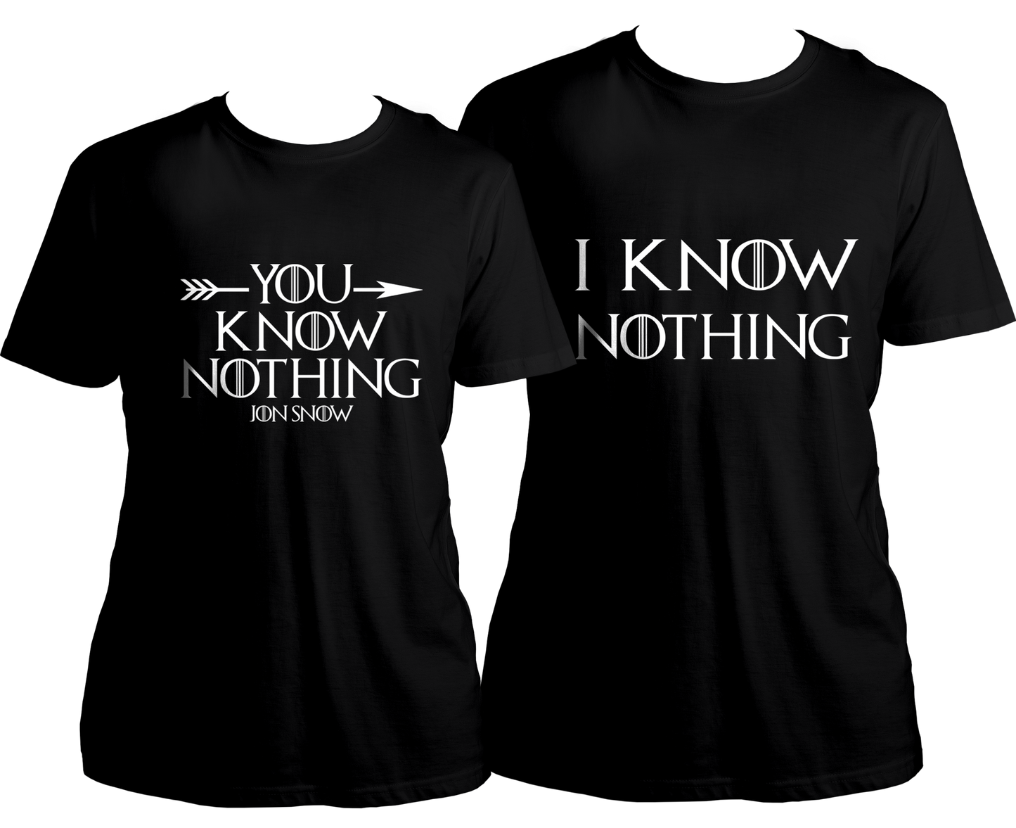 Know Nothing Couple Combo Unisex T-Shirts