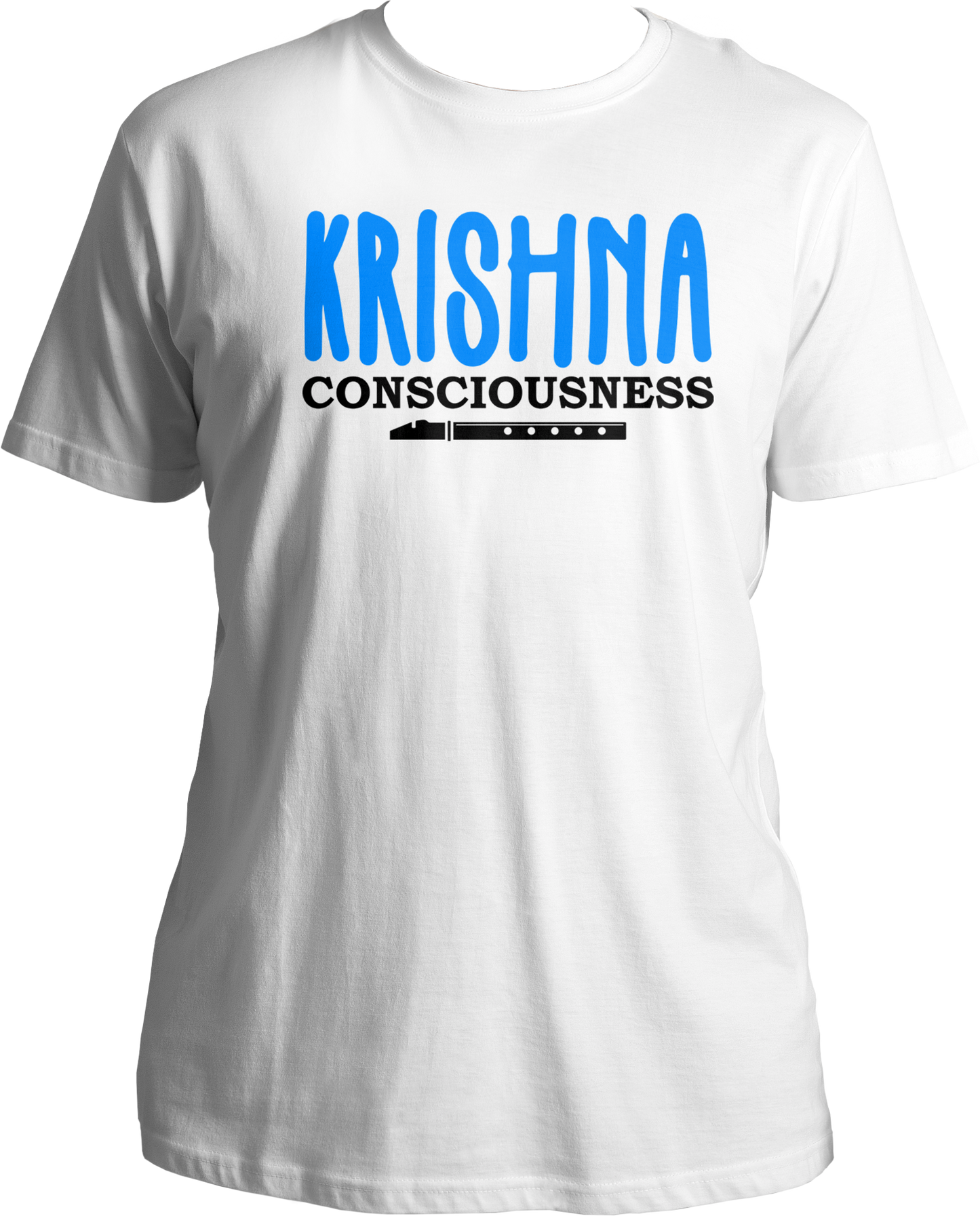 Collection of Shri Krishna and devotional t-shirts, featuring Krishna Consciousness design