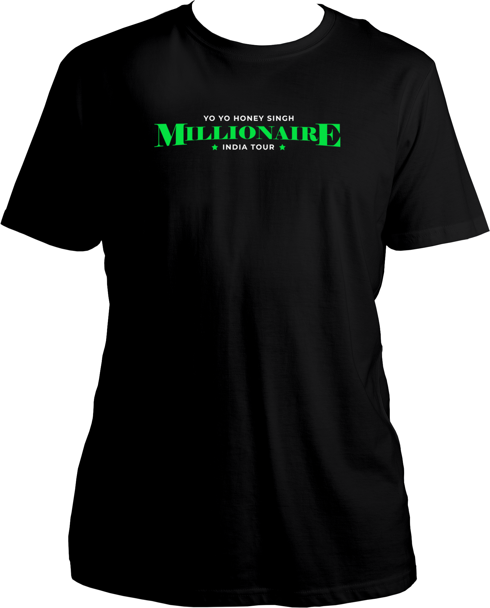 Millionaire Yo Yo Honey Singh Tour Unisex T-Shirt – High-quality fan merch celebrating the success & legacy of Yo Yo Honey Singh. Available on Garrari.com!