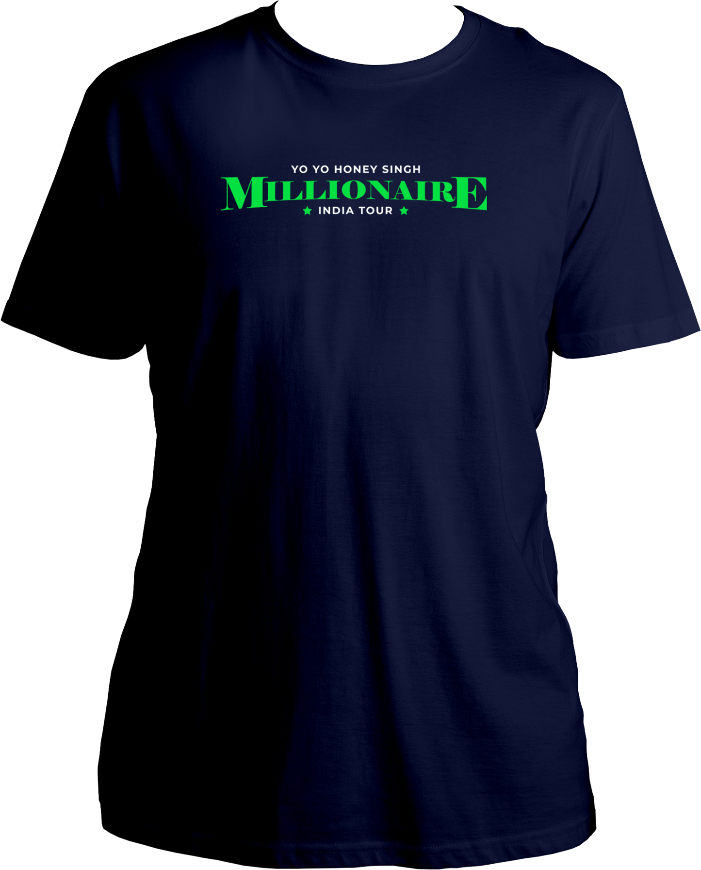 Millionaire Yo Yo Honey Singh Tour Unisex T-Shirt – High-quality fan merch celebrating the success & legacy of Yo Yo Honey Singh. Available on Garrari.com!