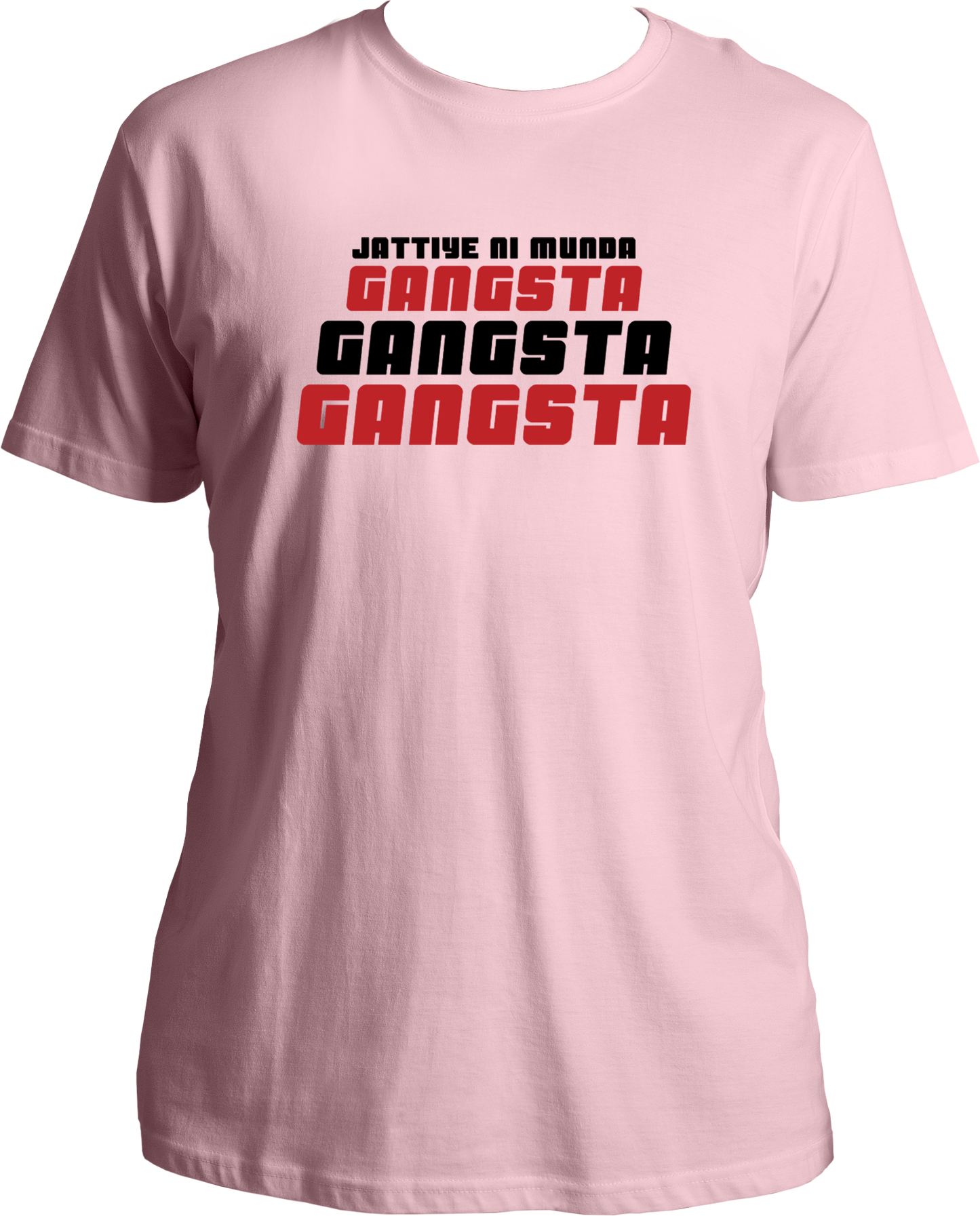 Munda Gangsta Karan Aujla T-Shirt with bold lyrics from the hit Punjabi song Gangsta.