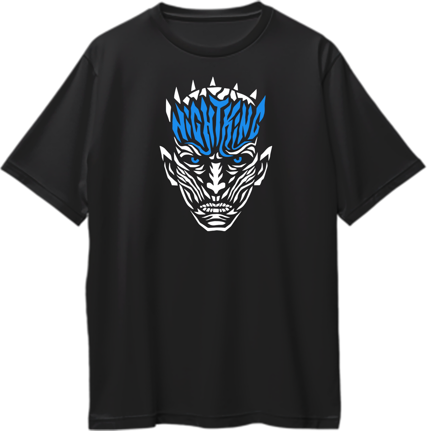 Oversized unisex t-shirt featuring the Night King from Game of Thrones and House of the Dragon.