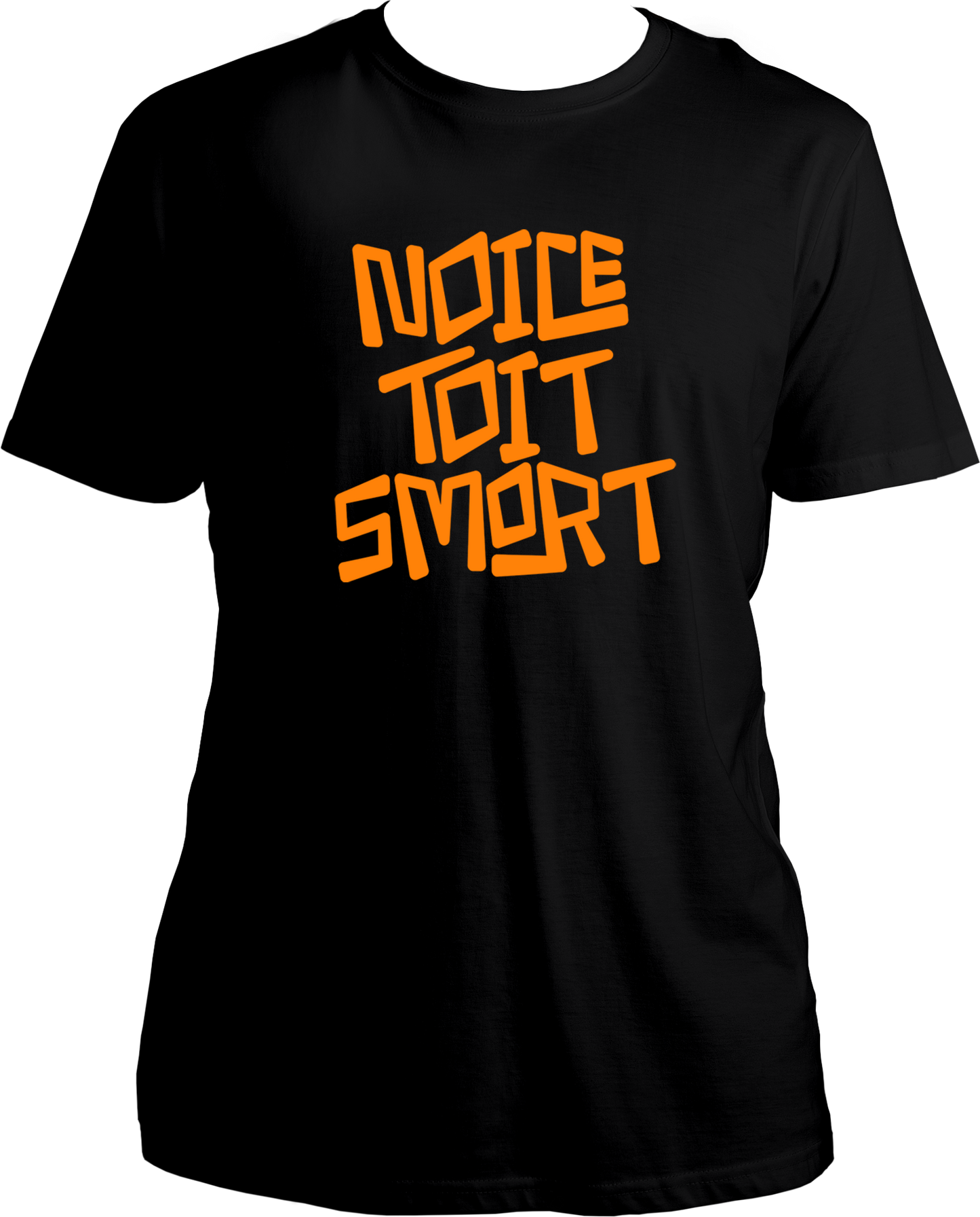 Welcome to our T-shirt collection inspired by the hilarious TV show Brooklyn Nine-Nine! Introducing our unisex cotton T-shirt featuring the iconic phrase "Noice Toit Smort" that captures the essence of the show's humor and wit.
