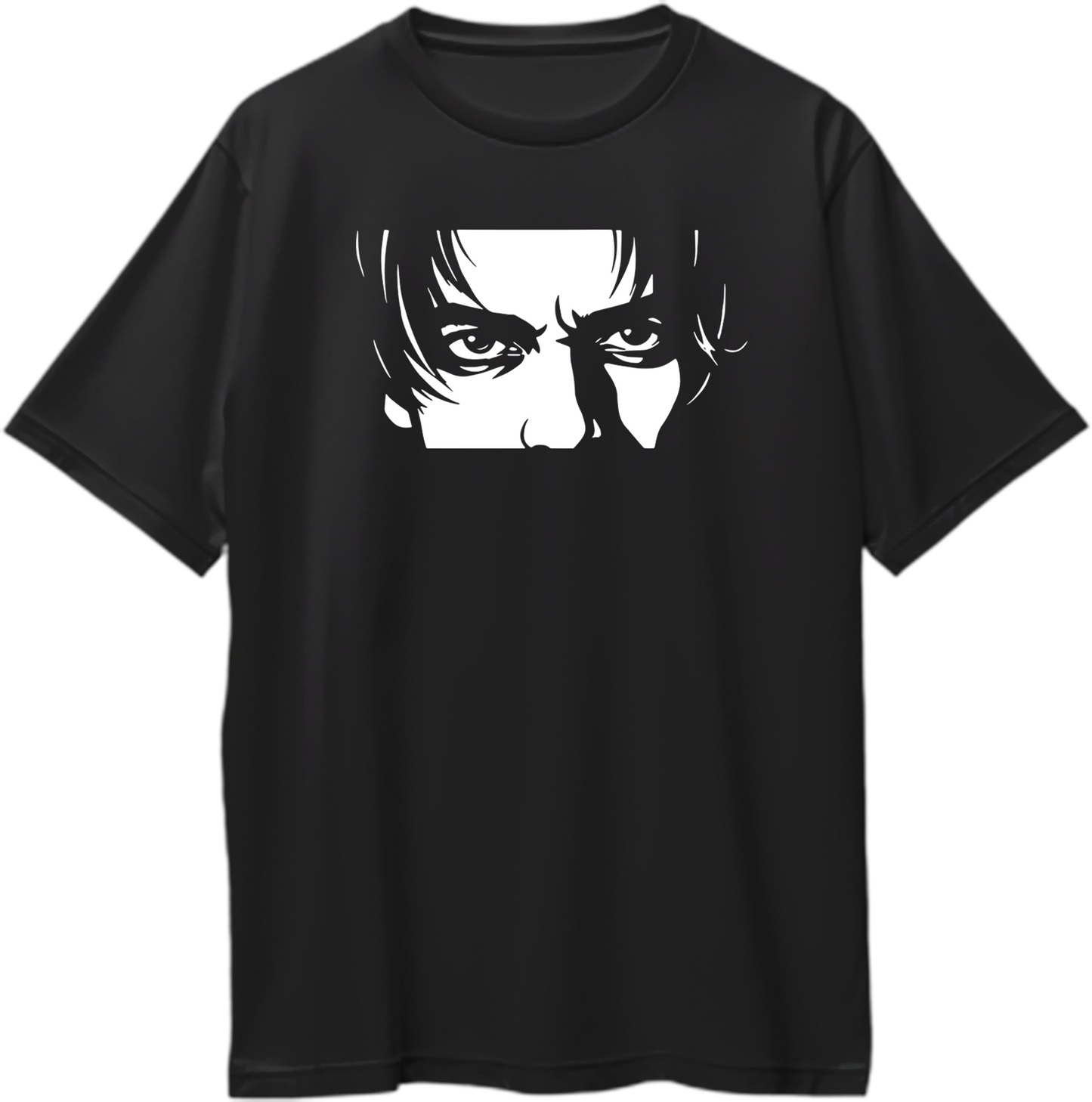 Radhe eyes Tere Naam oversized black t-shirt graphic