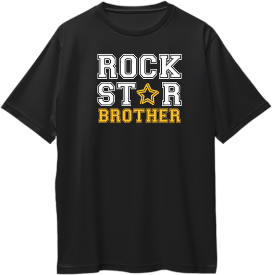 Rockstar Brother oversized t-shirt in black – perfect Rakhi gift for brother