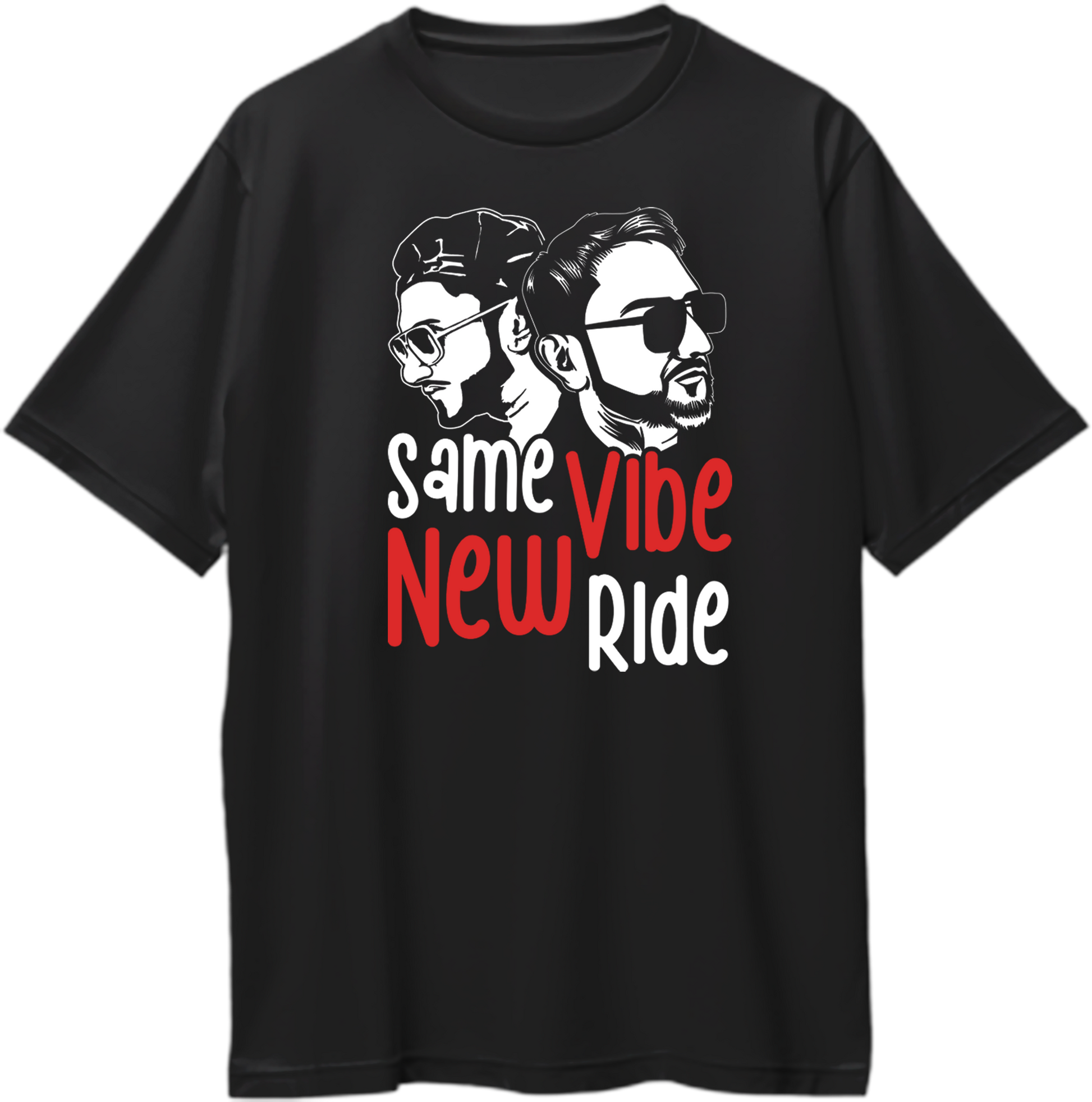 Same Vibe New Ride Honey Singh Oversized Unisex T-Shirt – Streetwear fan merch inspired by his journey from Glassi to Millionaire. Available now on Garrari.com.