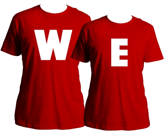 WE Couple Combo Unisex T-Shirts