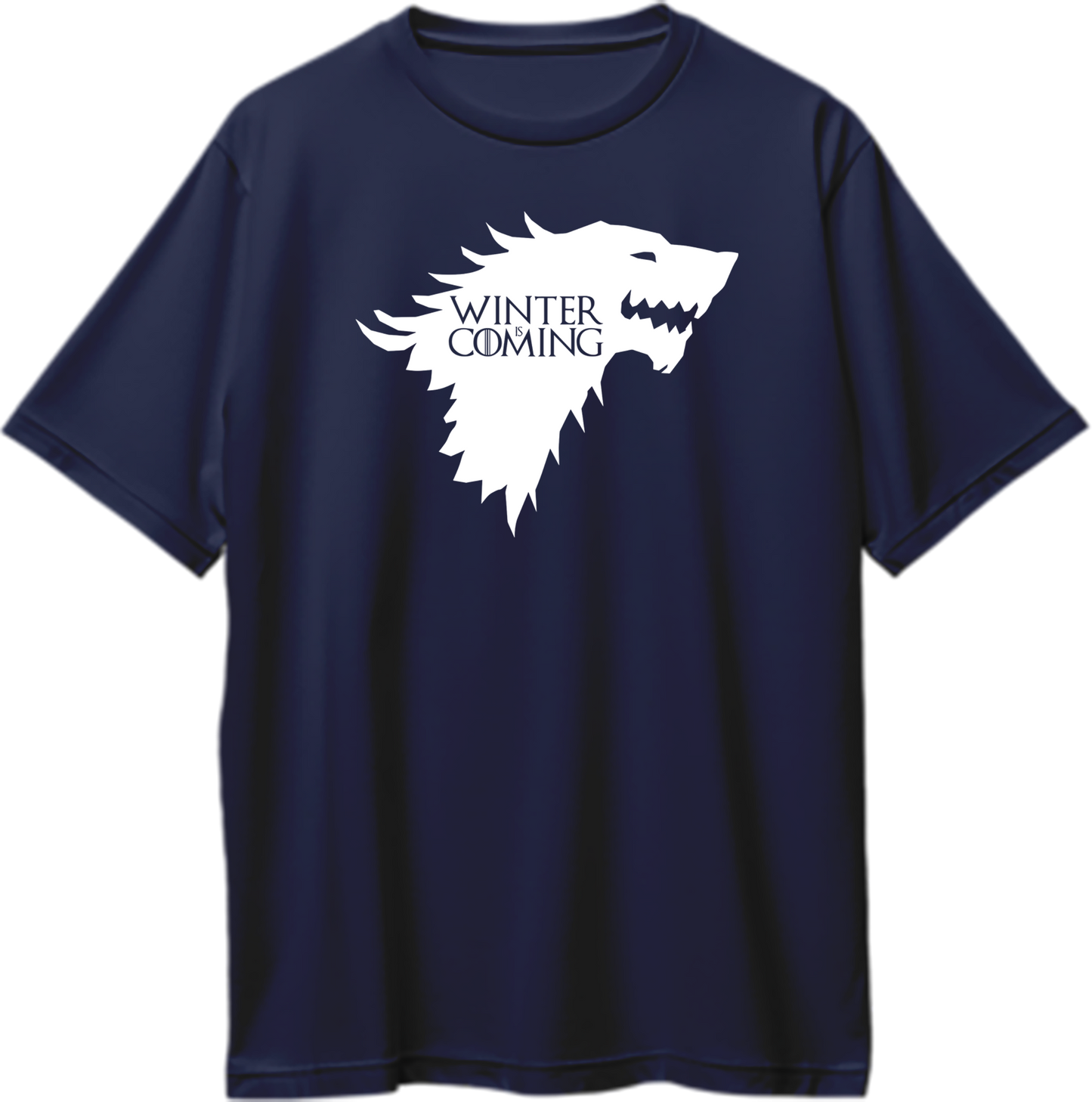 Oversized unisex t-shirt with the phrase 'Winter Is Coming' from Game of Thrones