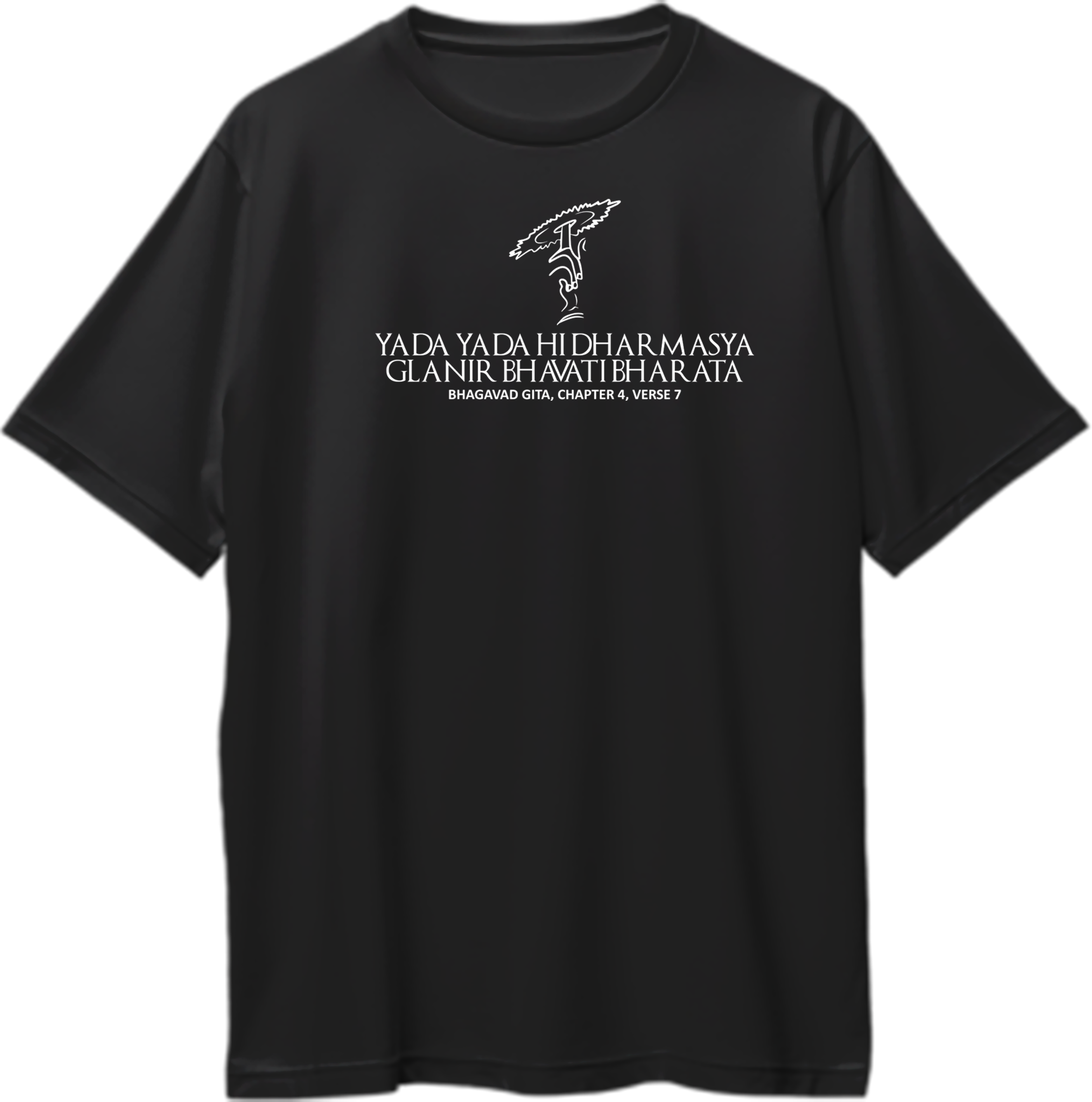 Yada Yada Hi Dharmasya Shri Krishna Bhagwad Gita Oversized Unisex T-Sh