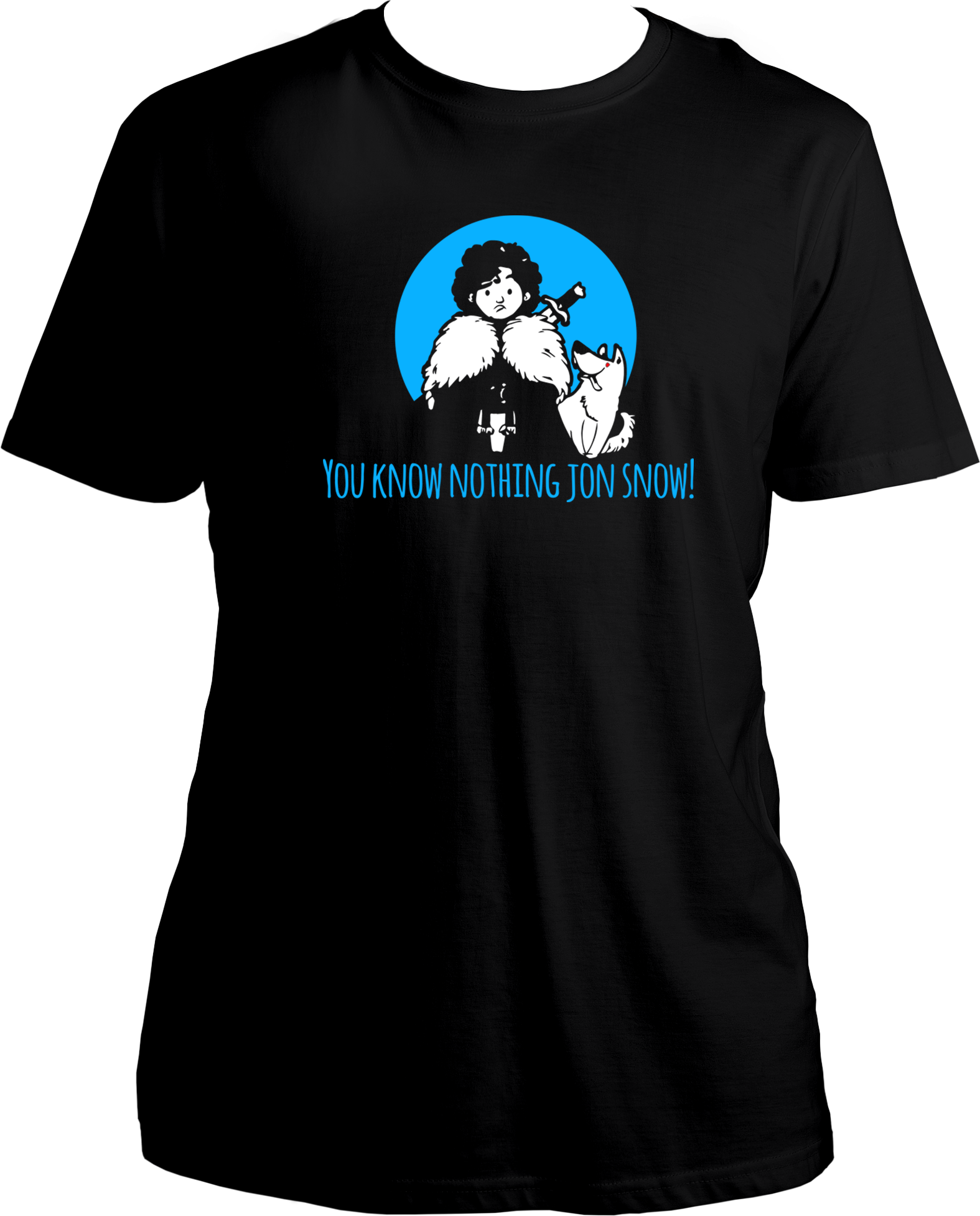 This You Know Nothing Jon Snow Unisex T-Shirt celebrates the iconic dialogue from the hit series and its unforgettable characters. Engage in the captivating war drama by wearing your favorite show with a touch of elegance, sophistication, and exclusivity. Perfect for fans of the show!