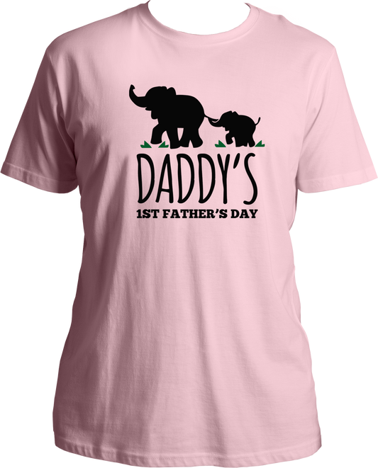 Daddy's 1st Father's Day Unisex T-Shirts