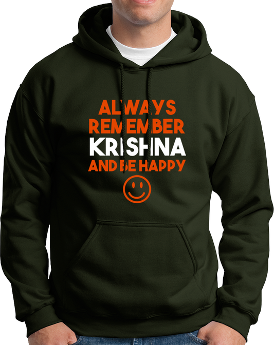 Always Remember Krishna- Unisex Hoodie