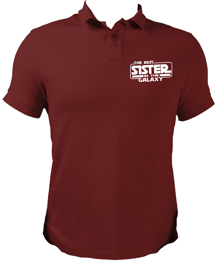 The Best Sister In The Galaxy Unisex Polo