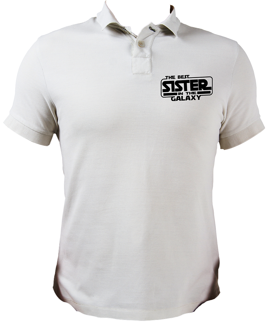The Best Sister In The Galaxy Unisex Polo