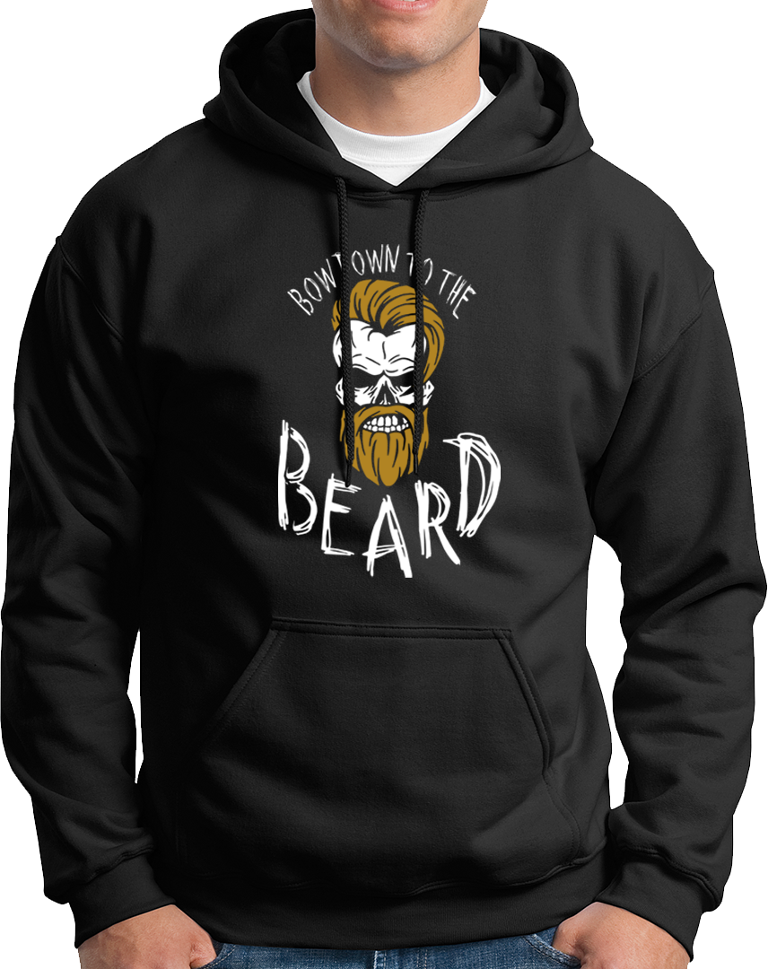 Bow Down To The Beard- Unisex Hoodie