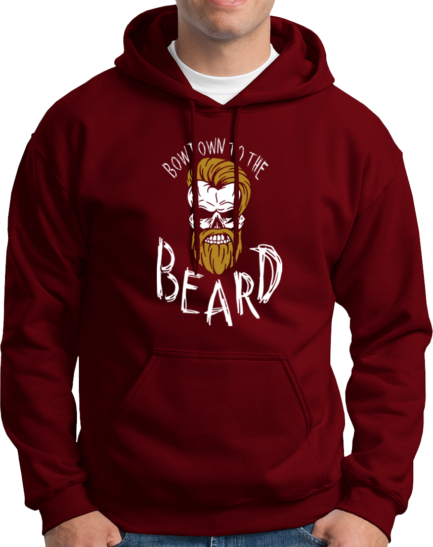 Bow Down To The Beard- Unisex Hoodie