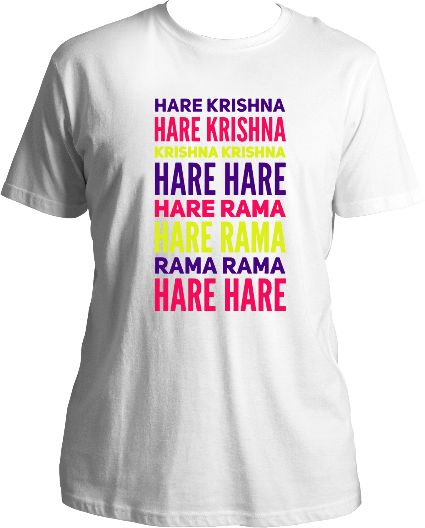 Always chant hare krishna hare rama and be happy. Wear this amazing Hare Krishna Hare Rama t-shirt if you love Krishna. Radhe Radhe!