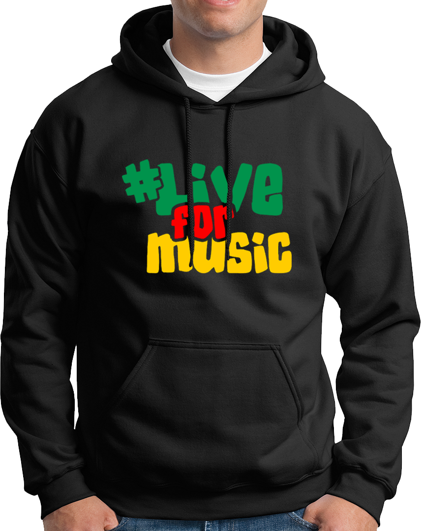 Live For Music- Unisex Hoodie