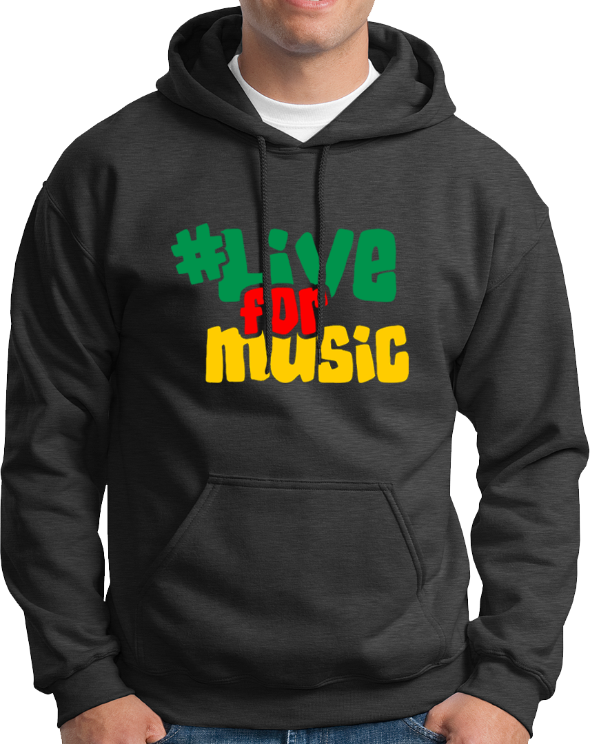 Live For Music- Unisex Hoodie