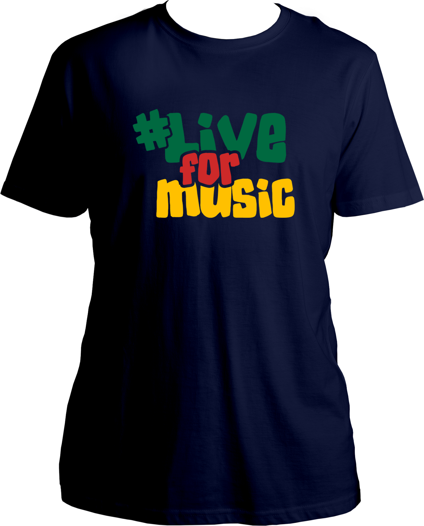 Live For Music Unisex T-Shirts