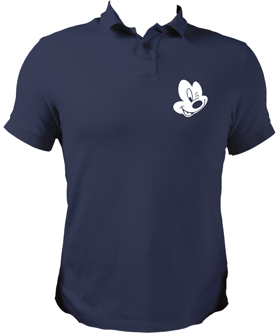 Mouse Face Unisex Polo