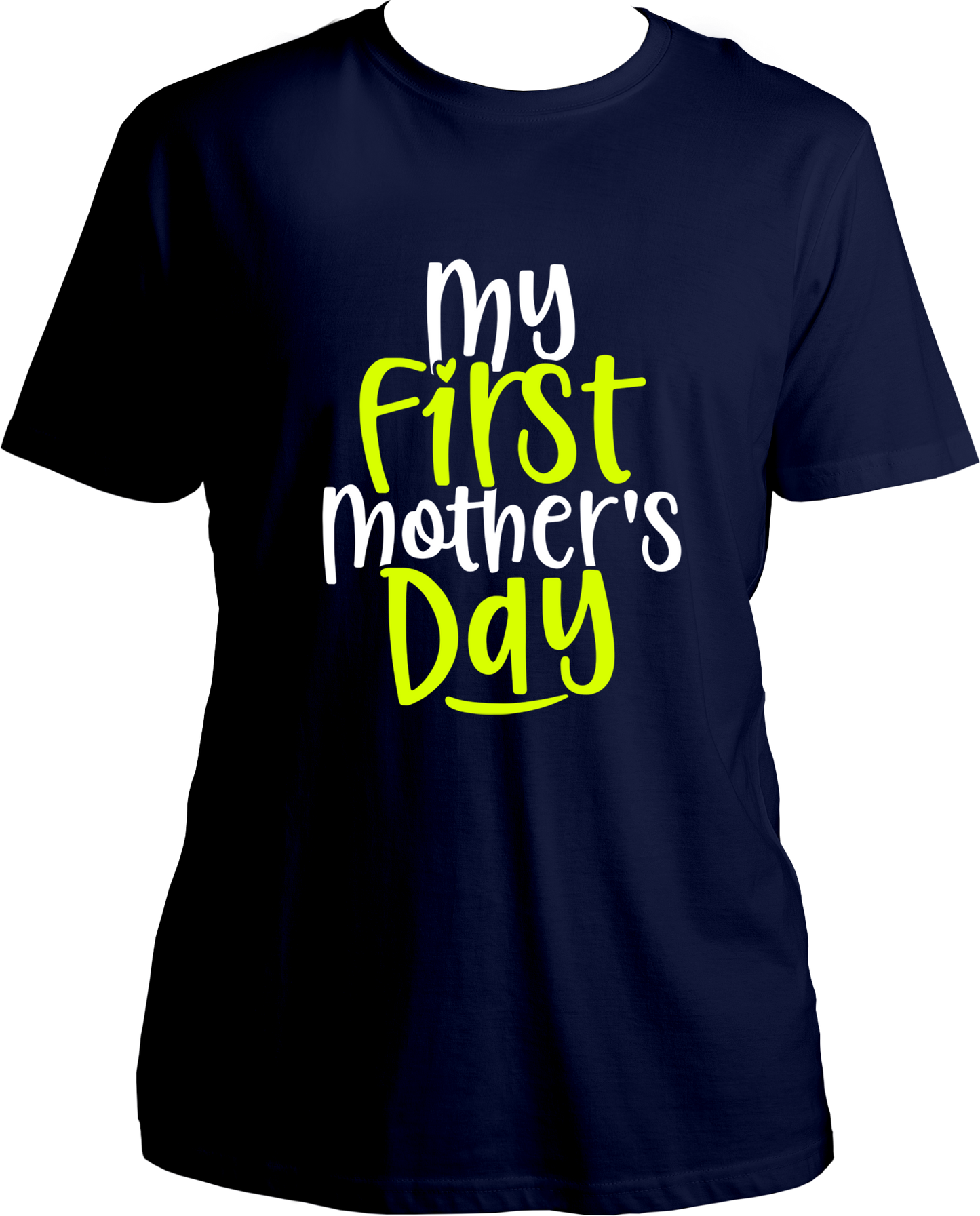 Celebrate your first Mother's Day with a special gift! Make the day special with one of our unique t-shirts, designed specifically for moms celebrating their inaugural Mother's Day. Give a personalized touch and make your first Mother's Day a memorable one. Each t-shirt is crafted with comfort and quality in mind, featuring soft, breathable materials for maximum comfort. These t-shirts are sure to make the perfect statement on the big day.