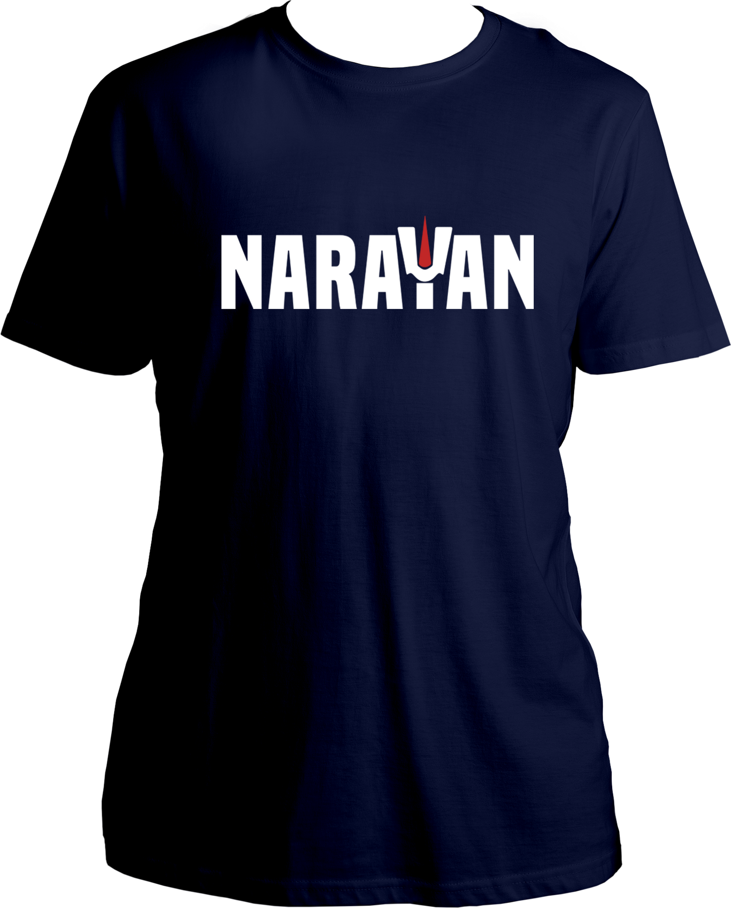 Introducing Narayan Unisex T-Shirts, featuring an artistic rendering of Bhagwan Vishnu. Get ready to re-connect with your spiritual side through these divinely fashionable tees! With a super-soft feel and a vibrant print, it's sure to be your new favorite pick