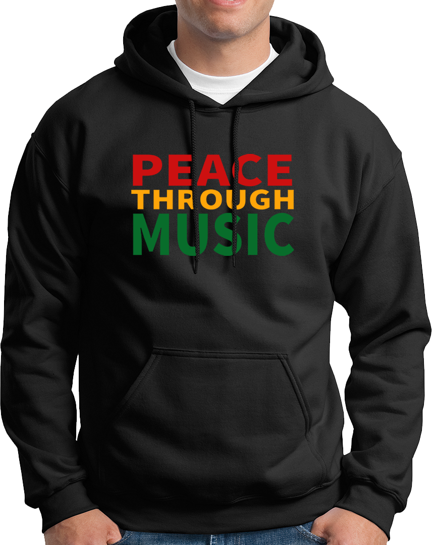 Peace Through Music- Unisex Hoodie
