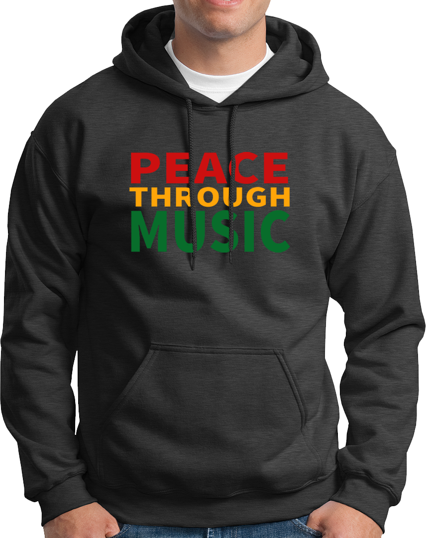 Peace Through Music- Unisex Hoodie