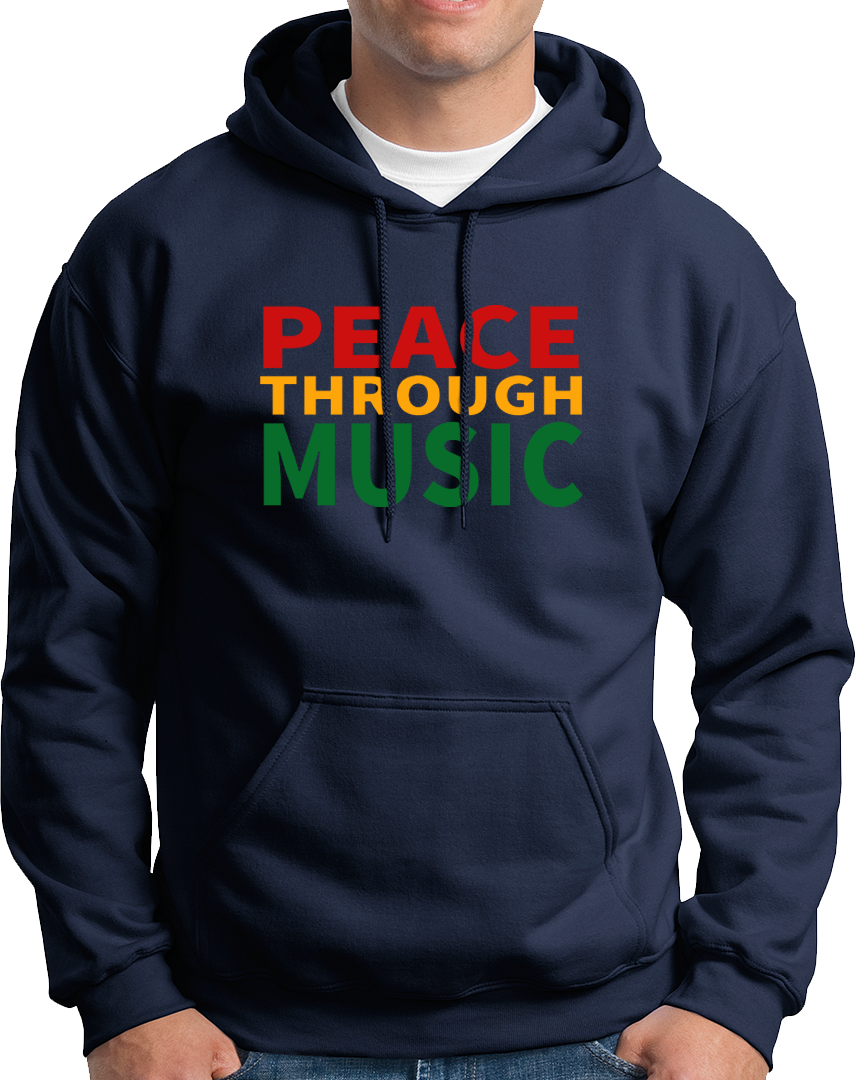 Peace Through Music- Unisex Hoodie